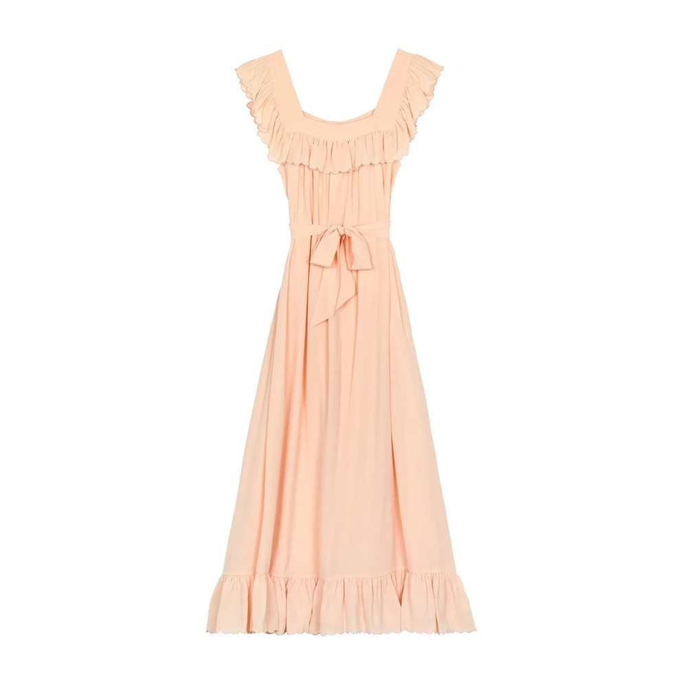 NWT Dôen Sycamore Maxi Dress in Sunlit Coral